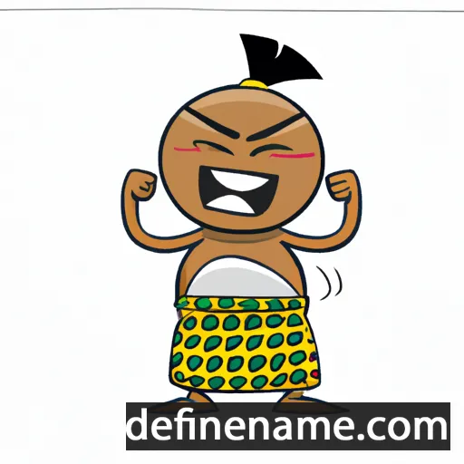 cartoon of the name Takudzwa