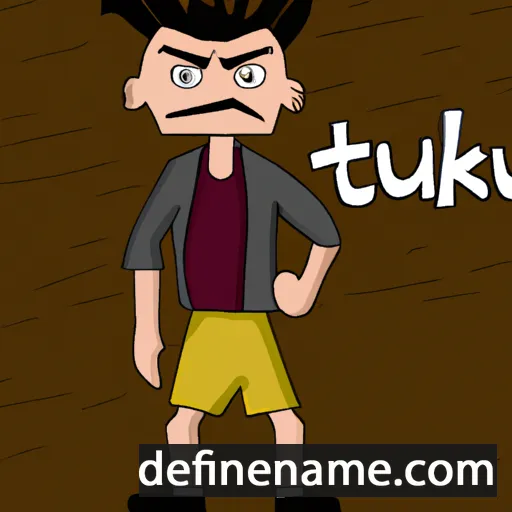 cartoon of the name Takuji