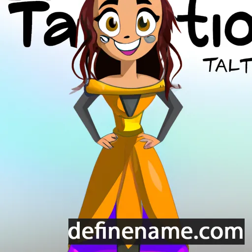 cartoon of the name Tal'atto'ra