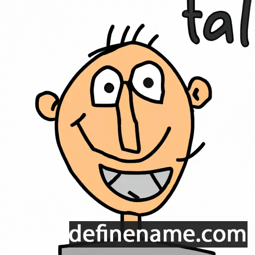 cartoon of the name Tal