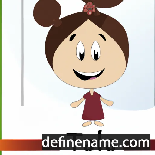 cartoon of the name Tala