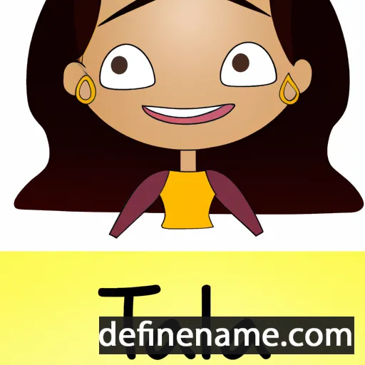 cartoon of the name Tala