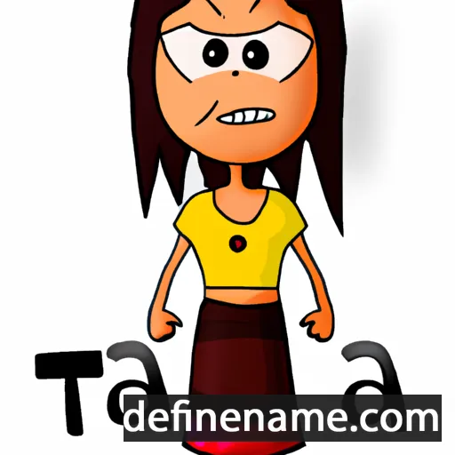 cartoon of the name Tala