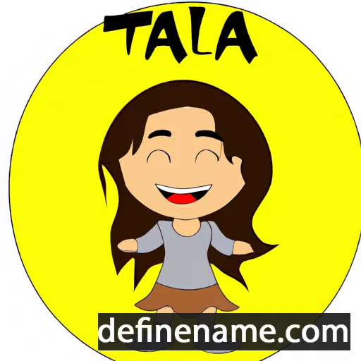 cartoon of the name Tala