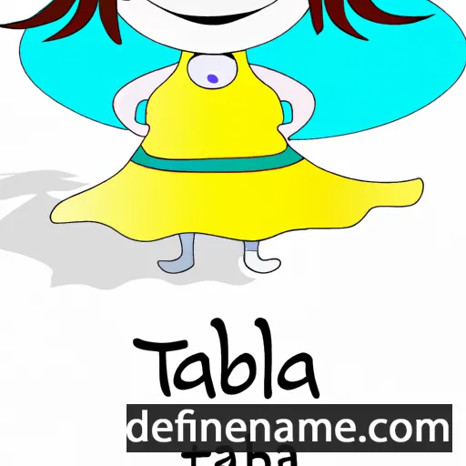 cartoon of the name Talba