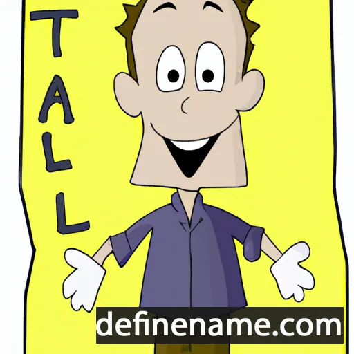 cartoon of the name Talcott