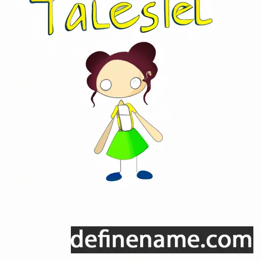 Talésie cartoon