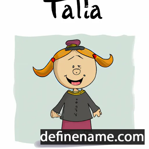 Talėja cartoon