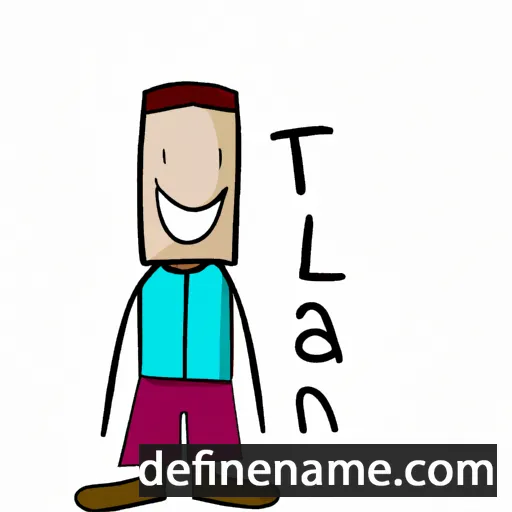 cartoon of the name Talen