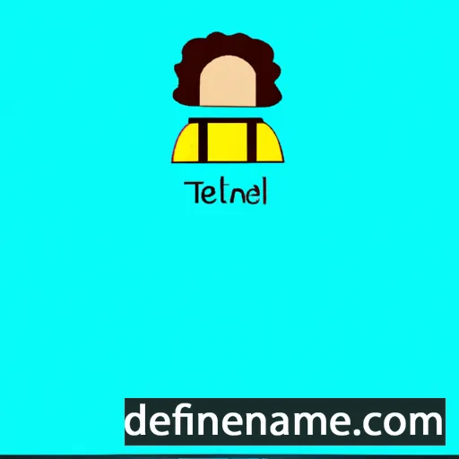 cartoon of the name Talene