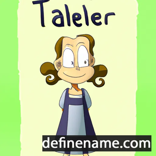 cartoon of the name Talerie