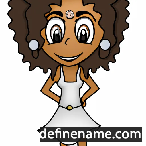 cartoon of the name Talesha