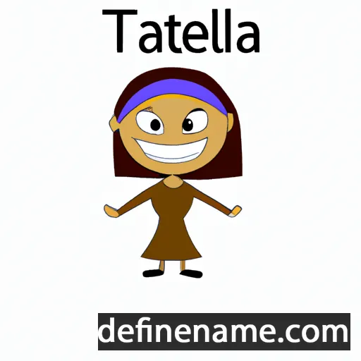 Taletha cartoon