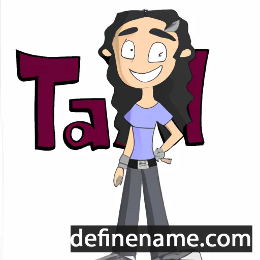 cartoon of the name Tali