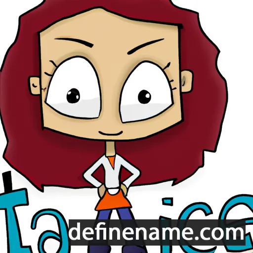 cartoon of the name Talice