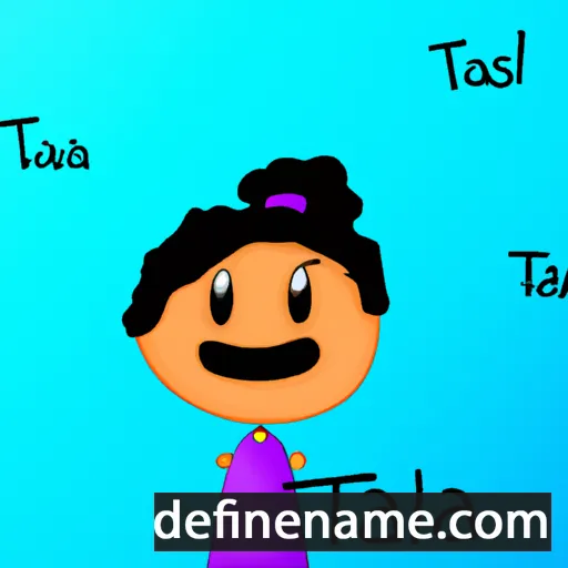 cartoon of the name Talisa