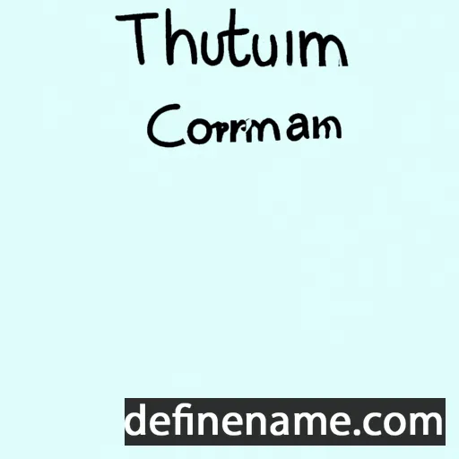 cartoon of the name Talitha-cumi