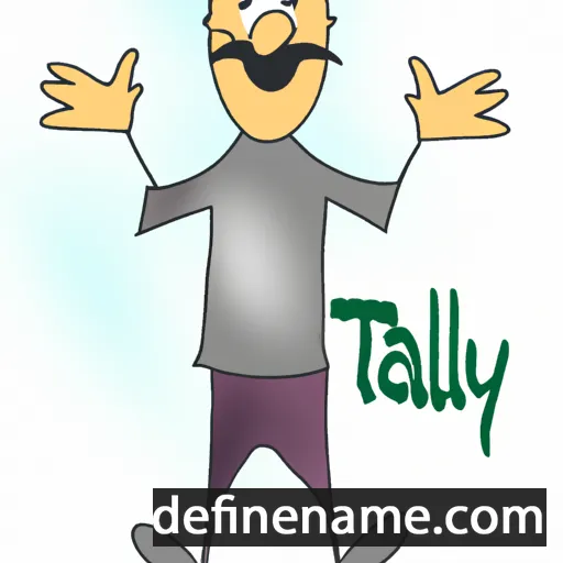 cartoon of the name Tallay