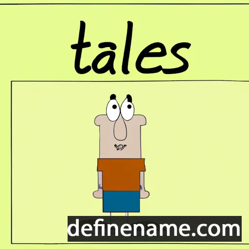 Talles cartoon