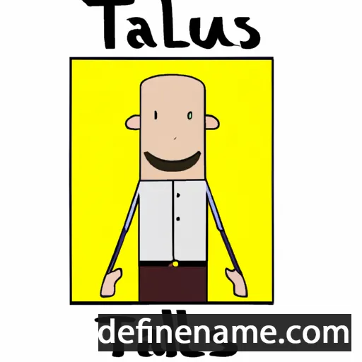 cartoon of the name Tallis