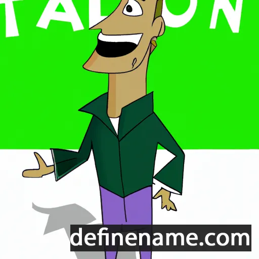 cartoon of the name Tallon