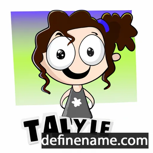 cartoon of the name Tallye