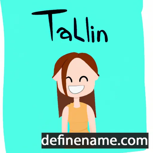 cartoon of the name Tallyn