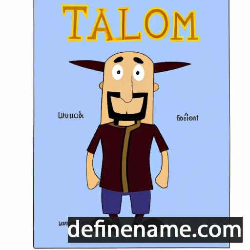 cartoon of the name Talmor