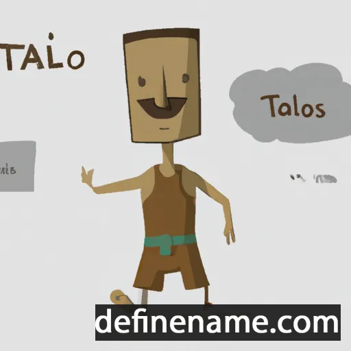 cartoon of the name Talos