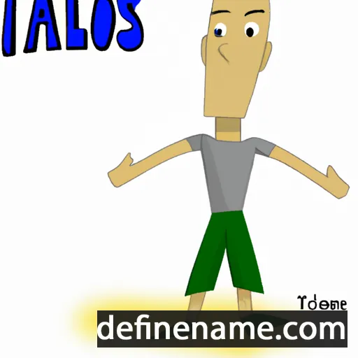 cartoon of the name Talos