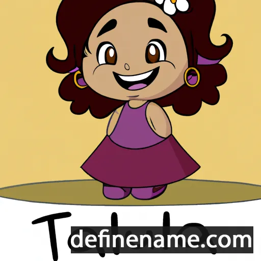 cartoon of the name Talullah