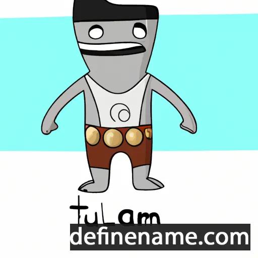 cartoon of the name Talum