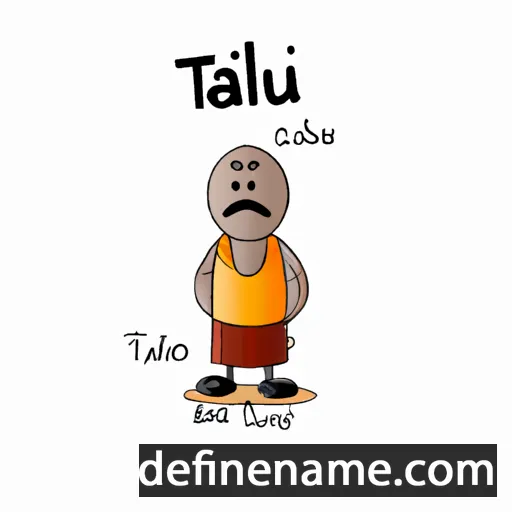 cartoon of the name Talut