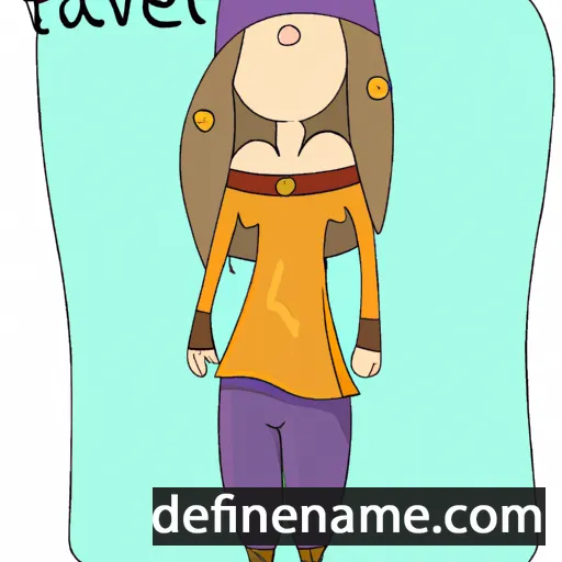 cartoon of the name Talve