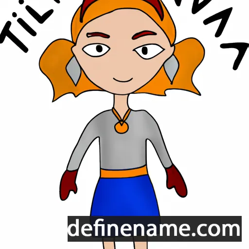 cartoon of the name Talvia