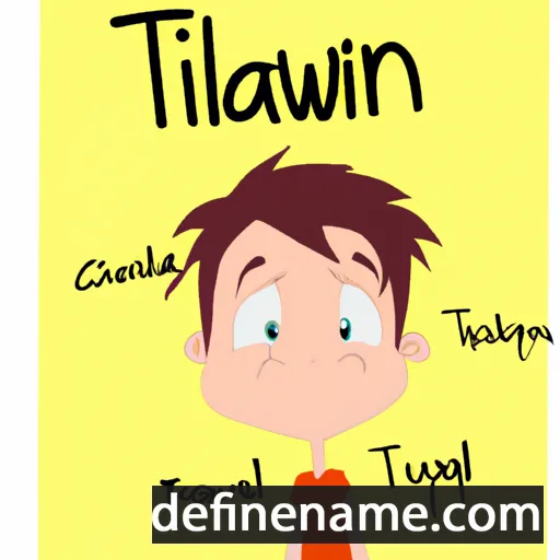 cartoon of the name Talwyn