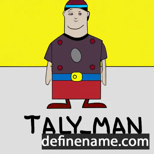 cartoon of the name Talyman