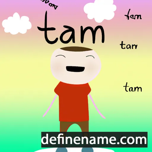 cartoon of the name Tam