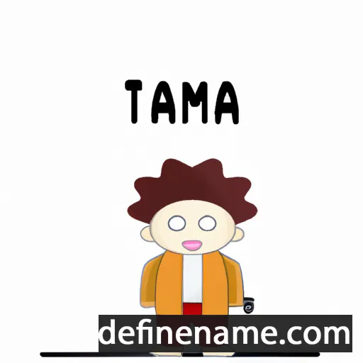 cartoon of the name Tama