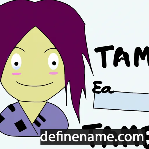 Tamae cartoon