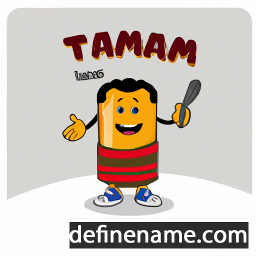 cartoon of the name Tamalan