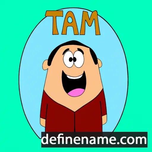 cartoon of the name Taman