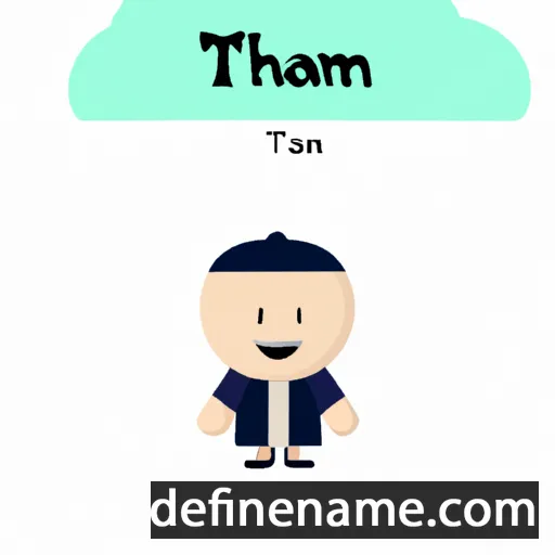 cartoon of the name Tamanh