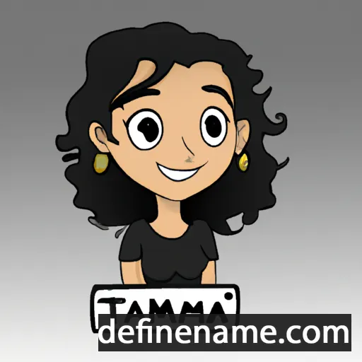 cartoon of the name Tamara