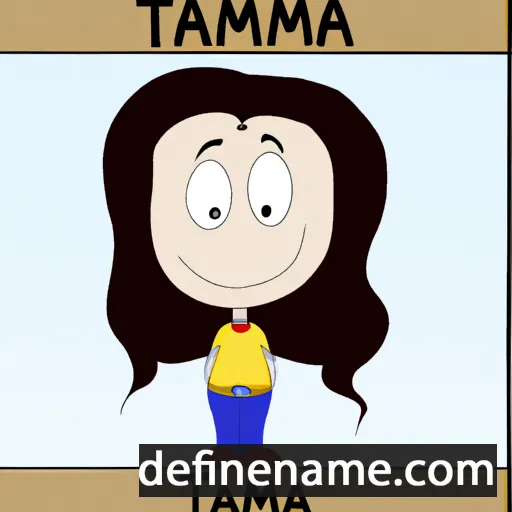 cartoon of the name Tamara