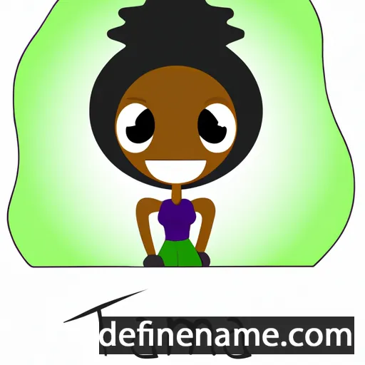 cartoon of the name Tamaria