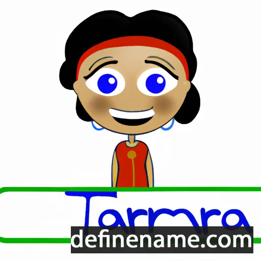 cartoon of the name Tamarra