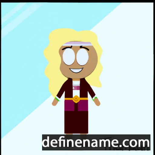 cartoon of the name Tamarrah