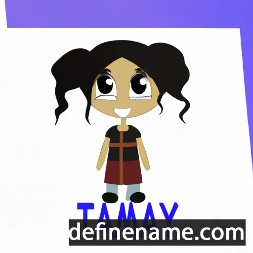 cartoon of the name Tamay