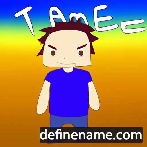 cartoon of the name Tame